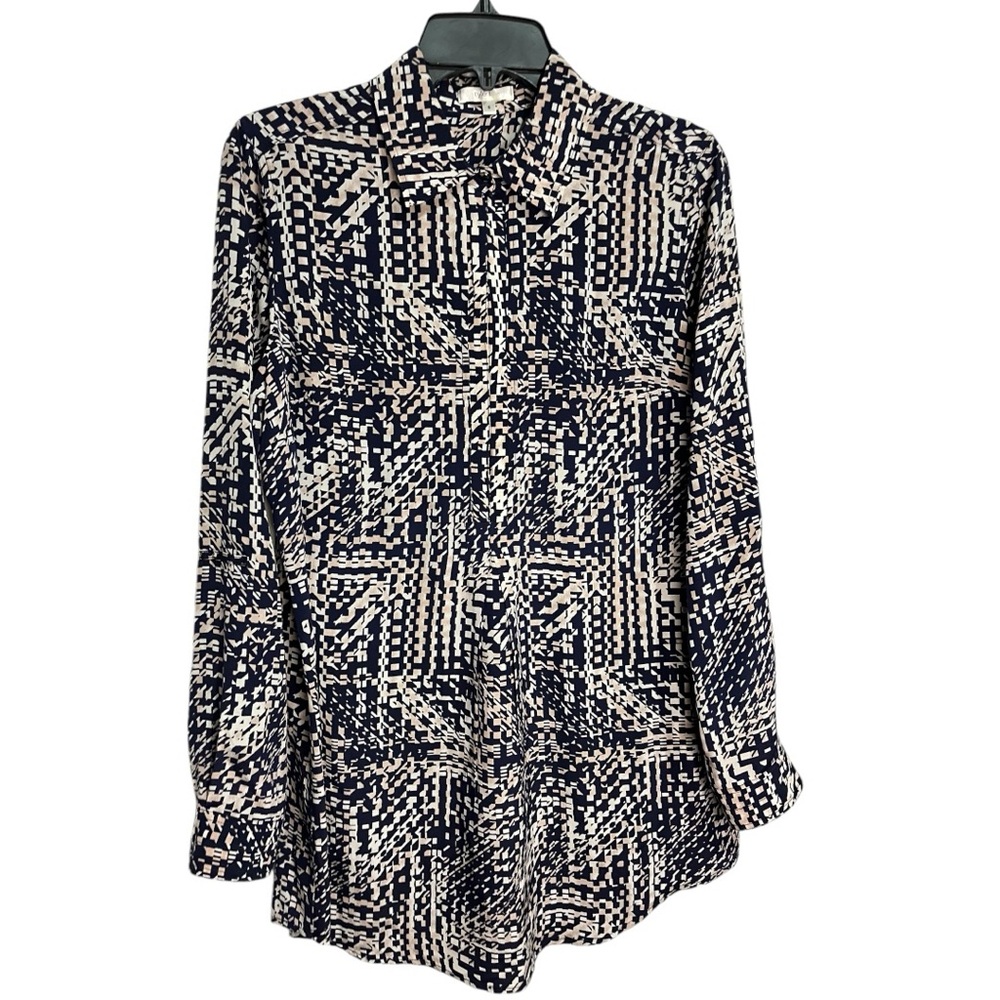 Tyler Boe Silk Tunic Blouse
